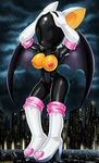  2014 anthro areola armpits bat big_breasts breasts inverted_nipples mammal membranous_wings navel nipples rouge_the_bat rubber shadman solo sonic_(series) wings 