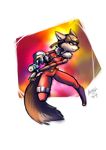  anthro aviator_cap awesomenauts canine claws clothed clothing digital_media_(artwork) female fox hat kiaun legwear mammal penny_fox solo video_games 