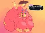  animal_crossing anthro ass_up bedroom_eyes bent_over big_breasts blue_eyes breasts canine cleavage clothed clothing drooling fangs female freya_(animal_crossing) fur half-closed_eyes huge_breasts innuendo looking_away mammal nintendo nude panting pink_fur saliva seductive signirsol solo tailwag tongue tongue_out video_games wolf yellow_sclera 