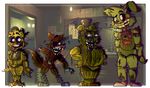  2017 animatronic anthro avian bear bird canine chicken five_nights_at_freddy&#039;s five_nights_at_freddy&#039;s_3 fox glowing glowing_eyes lagomorph machine mammal phantom_chica_(fnaf) phantom_foxy_(fnaf) phantom_freddy_(fnaf) pop-animals_(artist) rabbit robot springtrap_(fnaf) video_games 