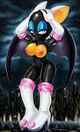  anthro areola armpits balls big_breasts breasts hair inverted_nipples membranous_wings navel nipples rouge_the_bat rubber shadman solo sonic_(series) white_hair wings 