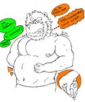  bear belly mammal muscular oso tute_(character) tutexl_(artist) 