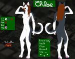  &lt;3 anthro armpits canine collar dog female hair husky mammal model_sheet nude siberian yenza 