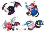  alpha_channel anal animal_genitalia blue_skin blush bow_tie brown_skin clothing erection fangs feathered_wings feathers footwear galacta_knight gloves heterochromia hood horn jester_hat kirby_(series) magolor male male/male marx membranous_wings meta_knight nintendo open_mouth oral penis pink_skin precum red_eyes shaking shivering shoes vibrantechoes video_games waddling_head wings yellow_eyes 