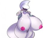  2017 anthro areola big_breasts breasts deity dragon fan_character female flare-zen huge_breasts hyper hyper_breasts legendary_pok&eacute;mon looking_at_viewer mature_female nintendo nipples nude palkia pok&eacute;mon red_eyes scalie simple_background smile solo thick_thighs video_games wide_hips 