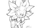  2024 angry anthro biped black_and_white black_nose clenched_teeth eulipotyphlan featureless_crotch flower hands_on_own_hips hedgehog hi_res line_art male mammal monochrome nude petals plant sega soina solo sonic_the_hedgehog sonic_the_hedgehog_(series) standing teeth 