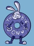  anthro clothing costume dessert disney donut_costume doughnut doughnut_costume female food food_costume hi_res judy_hopps lagomorph leporid mammal psicoyote rabbit solo zootopia 