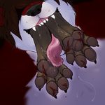  andrew_(zeetyphlosion) bite blood canine drooling feet foot_fetish licking mammal mustelid otter pawpads paws rooc saliva soft_vore toes tongue tongue_out vore wolf 