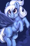  blue_fur cloud_chaser_(mlp) cutie_mark dimfann equine feathered_wings feathers feral flying friendship_is_magic fur hair hooves mammal mile my_little_pony night nude outside pegasus sky smile solo star starry_sky white_hair wings 