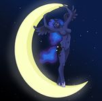  equine female friendship_is_magic horn horse mammal my_little_pony nude pinup polarpuff pony pose princess_luna_(mlp) winged_unicorn wings 