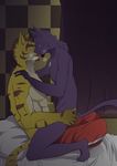  aged_up blush cat facial_hair feline foreplay french_kissing hair kissing long_hair love male male/male mammal morenatsu mutual_masturbation panting passion private romantic shin_(morenatsu) tiger tongue torahiko_(morenatsu) 