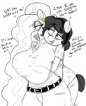 anthro big_breasts blush breasts dialogue earth_pony equine female female/female friendship_is_magic grope horse mammal mature_female mcsweezy my_little_pony pony whydomenhavenipples 