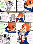  2017 anthro canine clothed clothing comic disney female fox fur judy_hopps lagomorph male mammal nick_wilde rabbit skeletonguys-and-ragdolls zootopia 