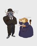  2017 anthro benjamin_clawhauser bovine buffalo cheetah chief_bogo clothed clothing disney feline mammal sherlock_hound_(series) wjdgns_12 zootopia 