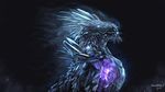  black_background dragon elemental_dragon feral ice nude simple_background sitting solo themefinland 