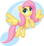  blue_eyes ctb-36 cutie_mark equine feathered_wings feathers female feral fluttershy_(mlp) friendship_is_magic hair hooves mammal my_little_pony pegasus pink_hair smile solo wings 
