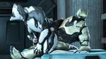  3d_(artwork) alien anal cum digital_media_(artwork) excalibur_(warframe) male male/male mrflaptastic not_furry penetration penis rhino_(warframe) sex source_filmmaker video_games warframe 