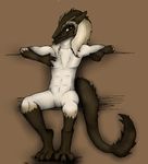  armpits belly brown_background brown_fur feet fur invalid_tag male muscular no_clothes orange_eyes relaxing sergal simple_background smile spread_legs spreading tan_fur zxara_shane 