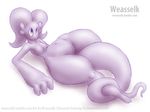  alien anus breasts featureless_breasts female nimit purple_body pussy solo weasselk 