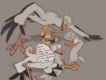  artkour avian beak bird junior_(storks) male speech_bubble 