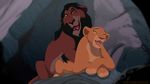  anal black_fur blue_eyes brown_fur disney drooling feline female fur green_eyes inusen lion male male/female mammal nala saliva scar_(the_lion_king) the_lion_king 