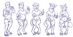  belly beverage breasts canine clothing confusion feet female fox human invalid_tag lord_magicpants male male_to_female mammal nipples paws penis pussy sequence shirt shorts sketch soda tftg transformation vix_pops 