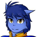  blue_hair blue_skin clothed clothing female hair humanoid looking_at_viewer pointy_ears portrait smile solo tennegrin thundragon zeraphy 