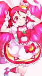  animal_ears bunny_ears dress heels kirakira_precure_a_la_mode pretty_cure usami_ichika yupiteru 