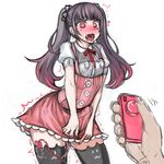  ahegao erection erection_under_clothes heart heart-shaped_pupils original otoko_no_ko out_of_frame pov pov_hands precum purple_hair puru red_eyes remote_control_vibrator solo_focus symbol-shaped_pupils thighhighs trembling twintails vibrator vibrator_bulge vibrator_in_thighhighs vibrator_on_nipple vibrator_under_clothes 