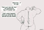  anthro back_muscles bovid bovine butt cattle growth hi_res horn horn_growth human male mammal muscular muscular_male nude papyreit rear_view solo tail tail_growth transformation 