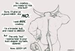  animal_noises anthro back_muscles balls bovid bovine butt cattle cowboy fur genitals growth hi_res horn horn_growth male mammal mooing muscular muscular_male nude papyreit rear_view solo tail tail_growth tail_tuft transformation tuft 