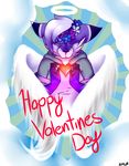 &lt;3 angel canine disciple flower_crown fox holidays mammal valentine&#039;s_day wings xenny 