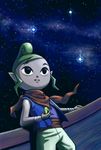  1girl black_eyes pirate pointy_ears stars tetra the_legend_of_zelda the_legend_of_zelda:_the_wind_waker 