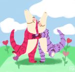 &lt;3 duo flower google google_doodle holidays hug mammal onde.pingvin outside pangolin pangolin_love plant valentine&#039;s_day 
