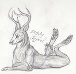  anthro antlers cervine cuntboy deer digitigrade hooves horn intersex jayne_doe mammal maskedhusky 