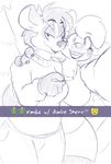  anthro breasts christmas christmas_tree cigarette clothed clothing denise_hyena disney duo fangs female freckles haiku_oezu hair holidays hyena mammal monochrome selfie shenzi smile snapchat the_lion_king thick_thighs tree turtleneck wide_hips 