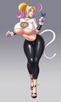  &lt;3 animal_humanoid arthropod big_breasts breasts butterfly cat_humanoid cat_tail devil-v feline female humanoid insect mammal solo_focus under_boob 