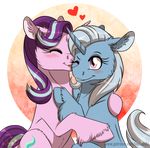  &lt;3 2017 blush duo equine female female/female friendship_is_magic horn inuhoshi-to-darkpen kissing mammal my_little_pony purple_eyes romantic_couple starlight_glimmer_(mlp) trixie_(mlp) unicorn 