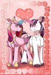  &lt;3 2017 blush duo equine female friendship_is_magic glowing horn husband_and_wife inuhoshi-to-darkpen magic male mammal my_little_pony princess_cadance_(mlp) romantic_couple shining_armor_(mlp) sparkles unicorn winged_unicorn wings 