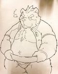  ashigara bear male mammal muscular slightly_chubby solo suishou0602 sumo tokyo_afterschool_summoners 