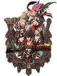 amputee answer_(guilty_gear) arc_system_works baiken bandage bared_teeth belt big_hair breasts business_card business_suit chains cleavage cross dual_wielding face_mask facial_tattoo gloves green_eyes guilty_gear guilty_gear_xrd guilty_gear_xrd:_revelator ishiwatari_daisuke katana kimono large_breasts large_hair lips long_hair mask no_bra obi official_art one-eyed open_clothes open_kimono over-rim_glasses pink_eyes pink_hair ponytail reverse_grip sash scar scar_across_eye serious sol_badguy suit sword tattoo tied_hair wafuku weapon wide-eyed 