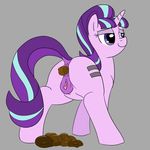  anus clitoris dudey64 equine feces female feral friendship_is_magic horn mammal my_little_pony pussy scat solo starlight_glimmer_(mlp) unicorn 