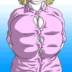  animated anthro big_breasts bovine breasts cattle clothing featureless_breasts female fogdagger_(artist) huge_breasts mammal smile solo wardrobe_malfunction 