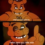  ambiguous_gender angry animatronic bear dialogue english_text five_nights_at_freddy&#039;s freddy_(fnaf) humor image_macro machine mammal meme open_mouth reaction_image robot solo teeth text unknown_artist video_games 