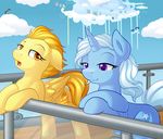  duo equine female friendship_is_magic horn mammal my_little_pony spitfire_(mlp) thepossumface trixie_(mlp) unicorn wonderbolts_(mlp) 