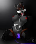  2017 animatronic bdsm bear big_breasts black_fur black_nose blush bondage bound breasts clitoris digital_media_(artwork) dildo drooling fan_character female five_nights_at_freddy&#039;s five_nights_at_freddy&#039;s_4 fur hands_behind_back huge_breasts looking_to_side machine mammal masturbation nightmare_animatronic nipples nude open_mouth pussy pussy_juice red_eyes robot saliva sex_toy simple_background solo stomach_mouth teeth thick_thighs tongue tongue_out vaginal vibrator video_games voluptuous wide_hips 