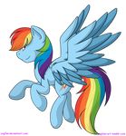  alpha_channel blue_feathers cutie_mark equine feathered_wings feathers feral friendship_is_magic hair hooves mammal multicolored_hair my_little_pony pegasus rainbow_dash_(mlp) rainbow_hair simple_background smile transparent_background wings yogfan 