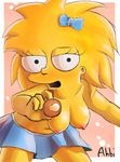  breasts human maggie_simpson mammal not_furry pacifier the_simpsons 