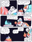  aftertale animated_skeleton bone comic human loverofpiggies mammal papyrus_(undertale) protagonist_(undertale) sans_(undertale) simple_background skeleton text undead undertale video_games 