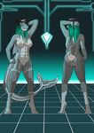  anthro breasts female fish glowing looking_at_viewer lunate marine pussy ryo shark solo 